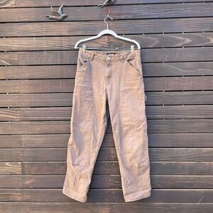 RSQ Brown Straight-Leg Utility Pants